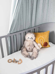 Silk Fitted Sheet for Cots / Cribs - Ivory